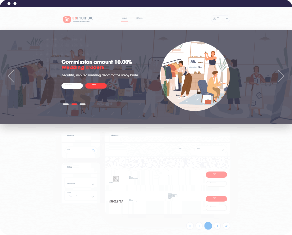 Discover top-tier affiliates in UpPromote Marketplace
