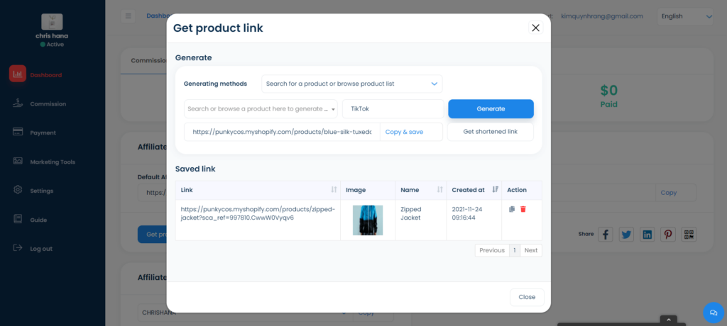 Affiliate marketing on TikTok
