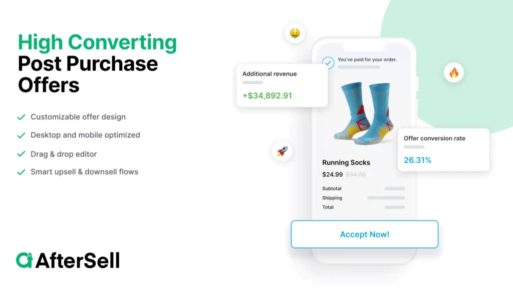 AfterSell Post Purchase Upsell