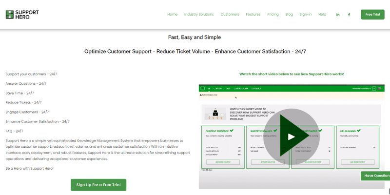supporthero customer support apps