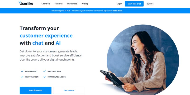 userlike customer support apps