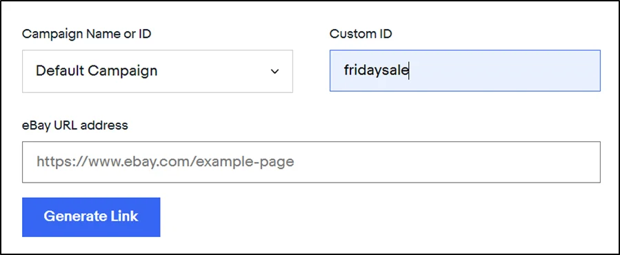 customid ebay affiliate link