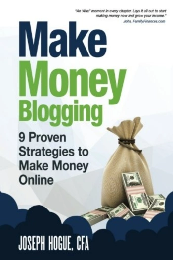 The front cover of the book Make Money Blogging by Joseph Hogue