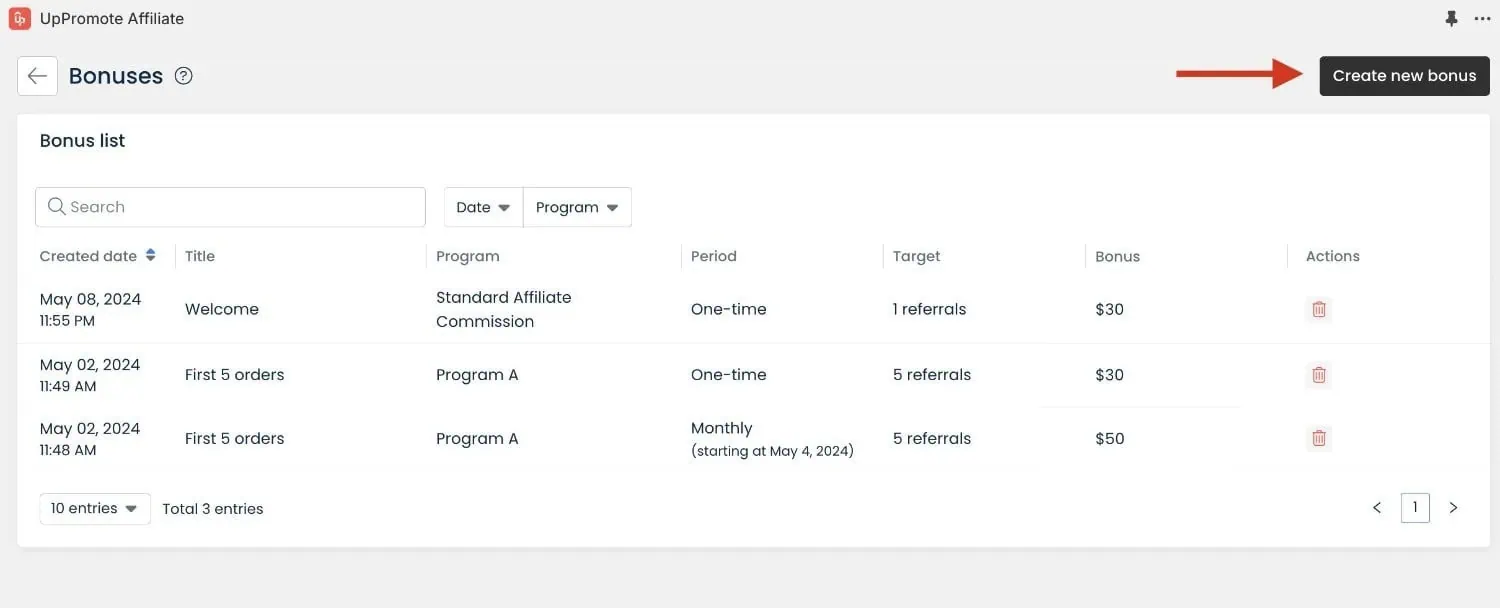 Affiliate Commission Rates 5.1