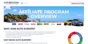 auto europe Affiliate Program