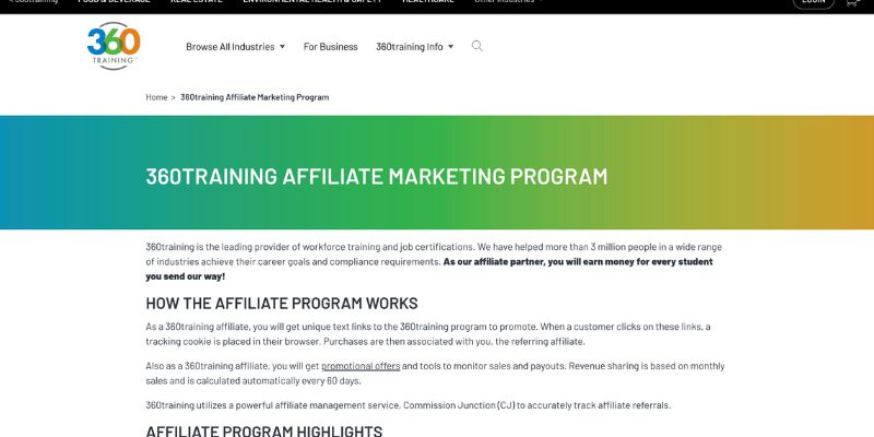 Education Affiliate Programs