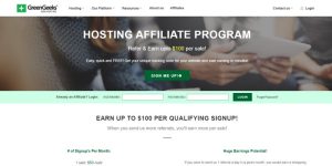 Greengeeks Affiliate programs