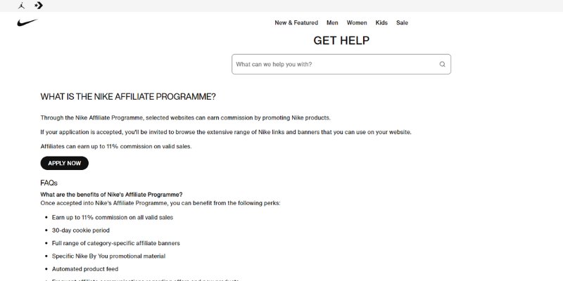 Nike Affiliate Programs