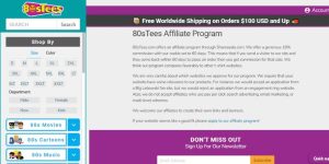 T-shirt affiliate programs 10