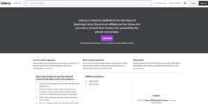 Udemy Affiliate programs