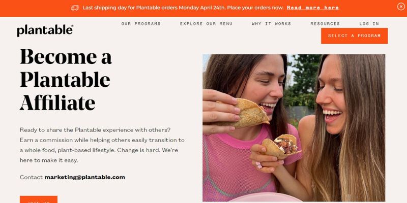 Vegan Affiliate Programs 8