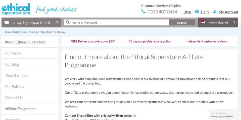 Vegan Affiliate Programs 10