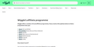Wiggle Affiliate Program
