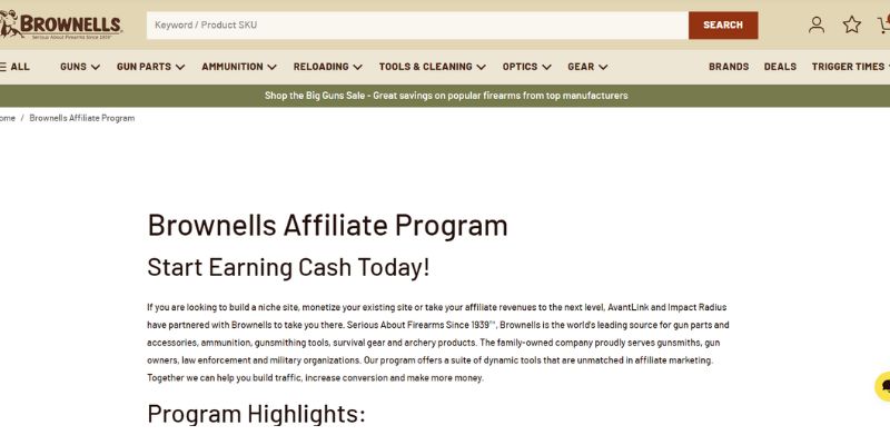 Gun Affiliate Programs 4