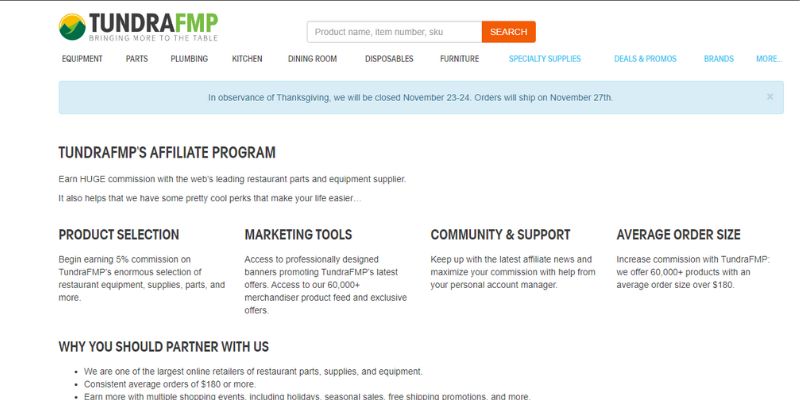 Restaurant Affiliate Programs 8