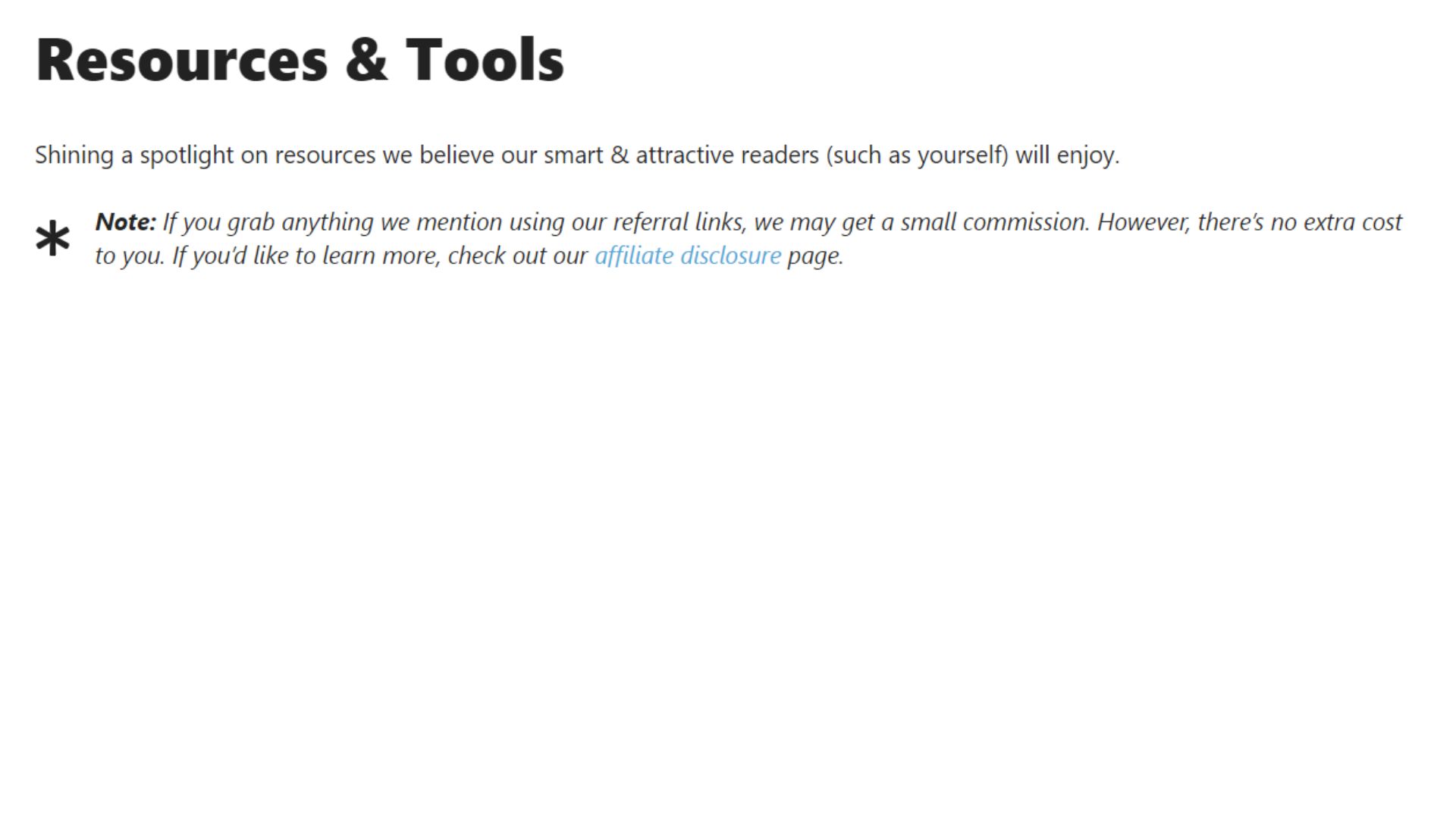 affiliate disclosure examples 10