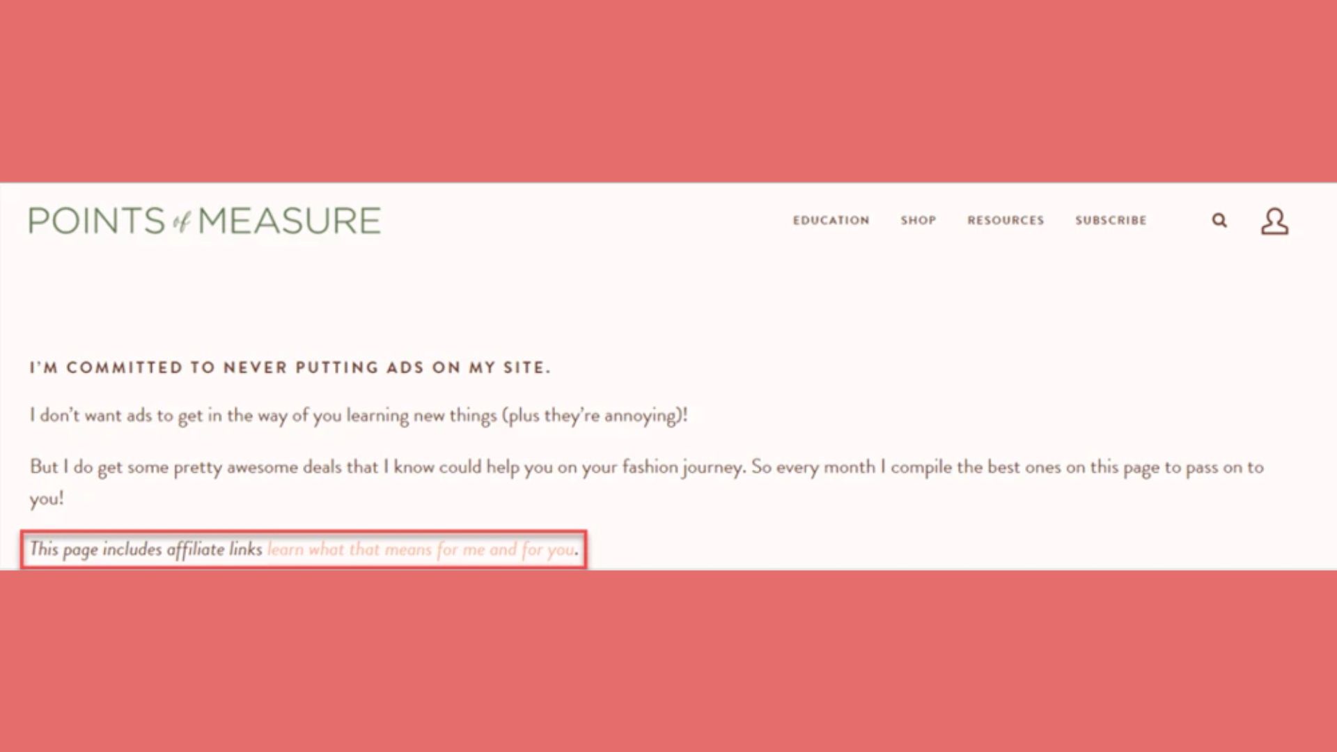 affiliate disclosure examples 17