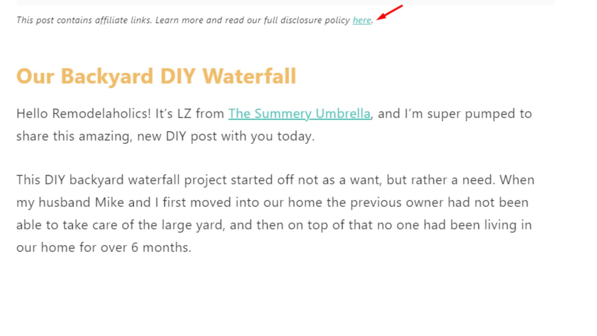 affiliate disclosure examples 3