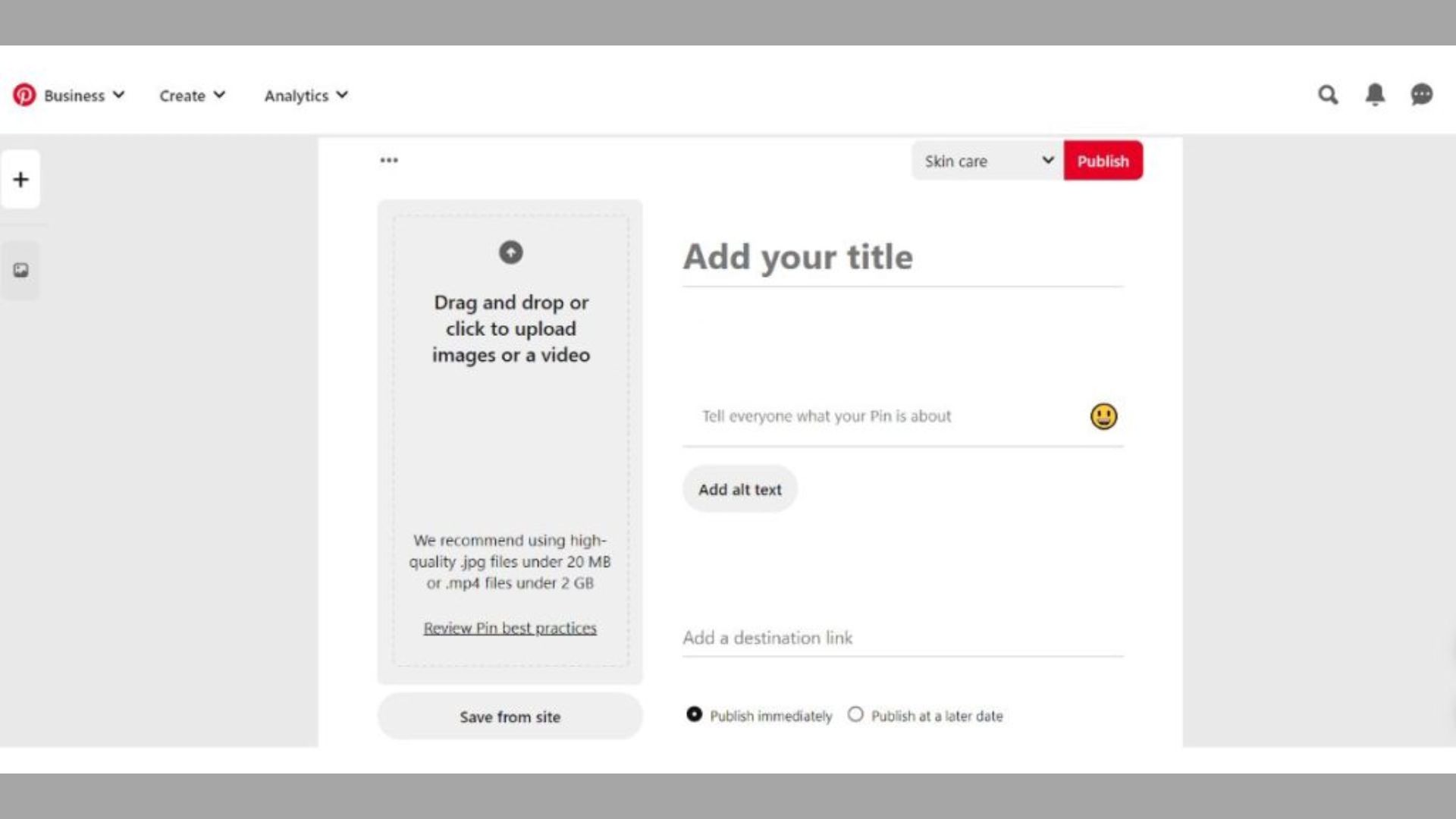 affiliate marketing on pinterest without a blog