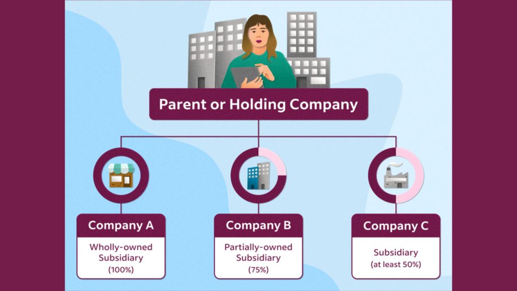 subsidiary vs affiliate 8